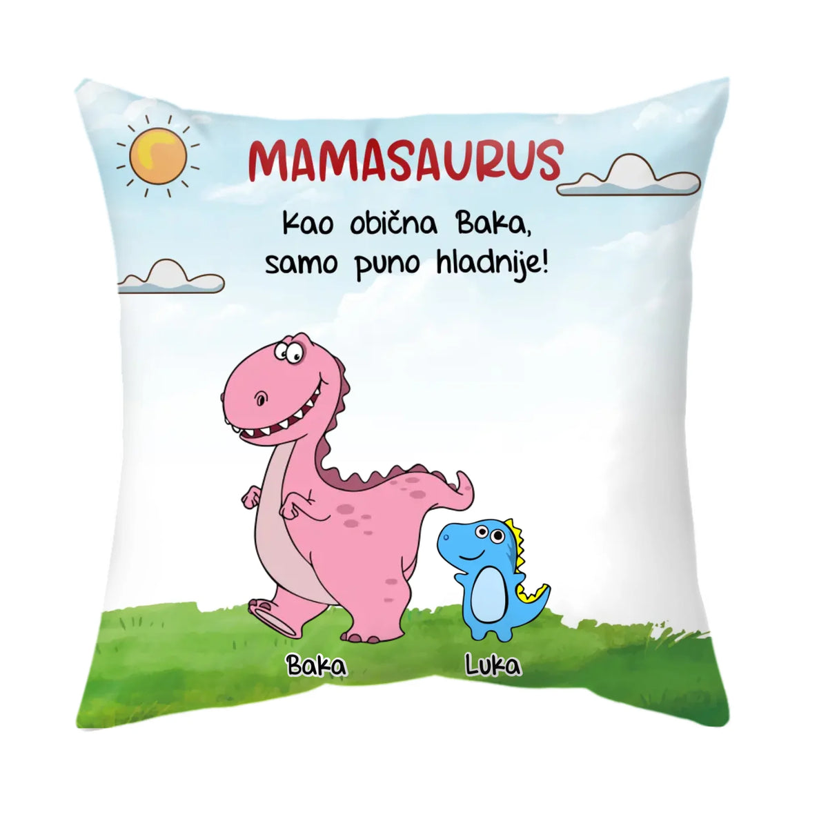 Unikatni jastuk za Bake - Mamasaurus