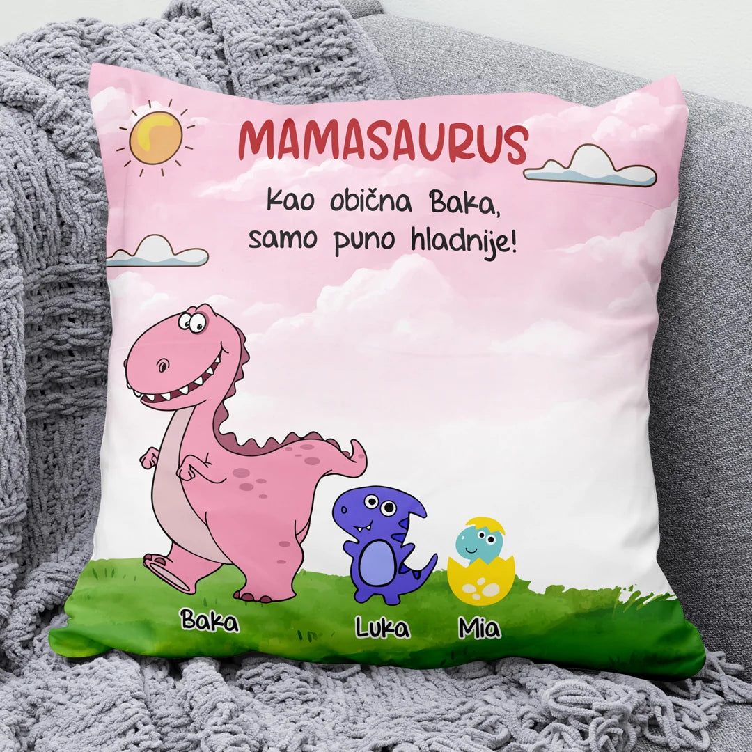 Unikatni jastuk za Bake - Mamasaurus