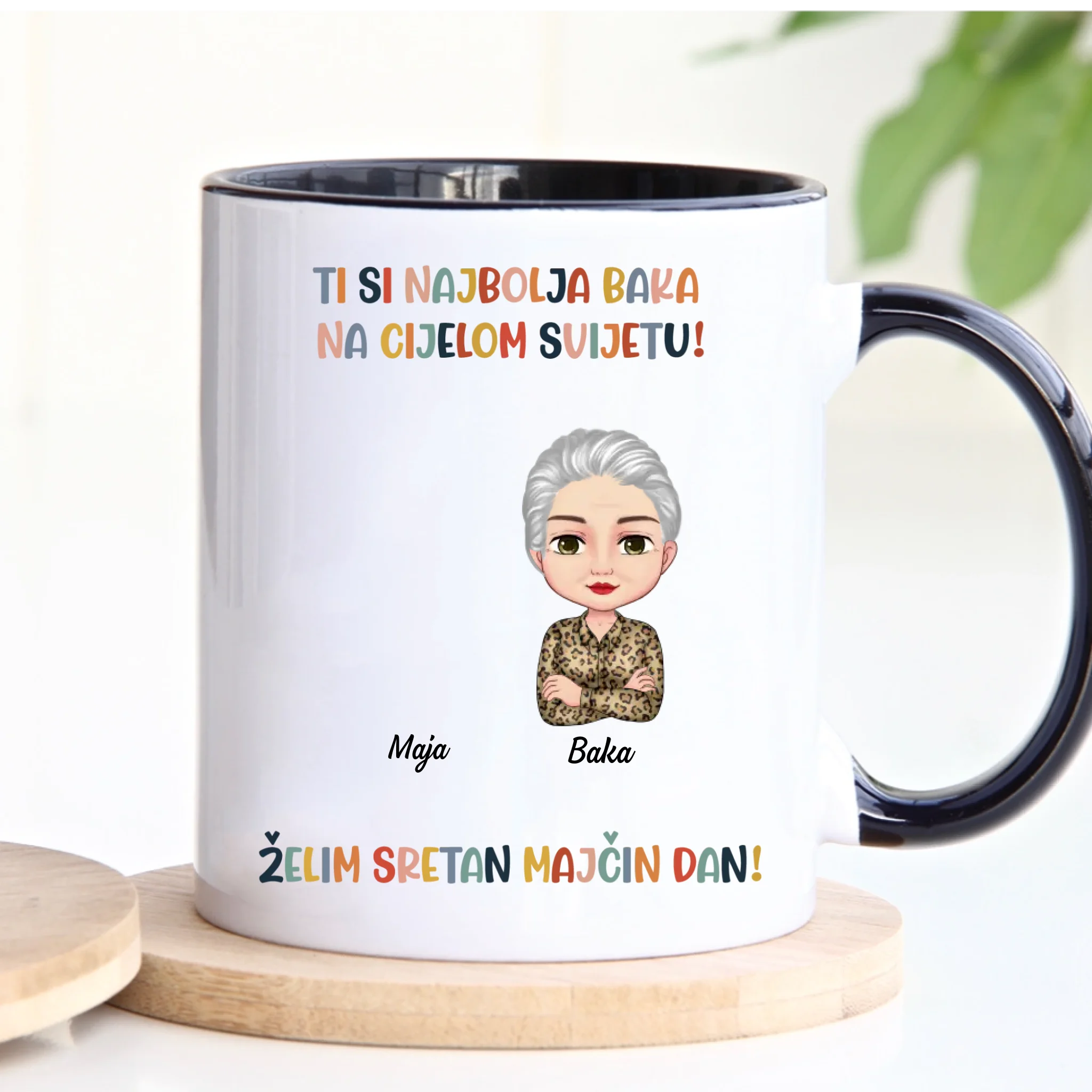 Unikatna šalica za Majčin dan za Baku - Najbolja si