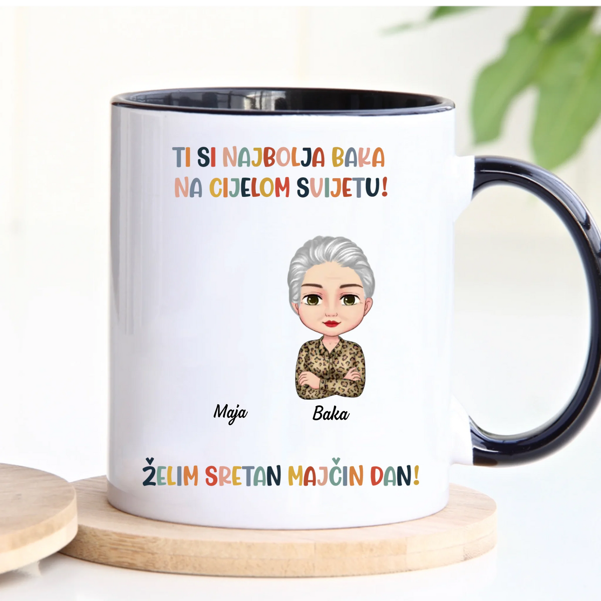 Unikatna šalica za Majčin dan za Baku - Najbolja si