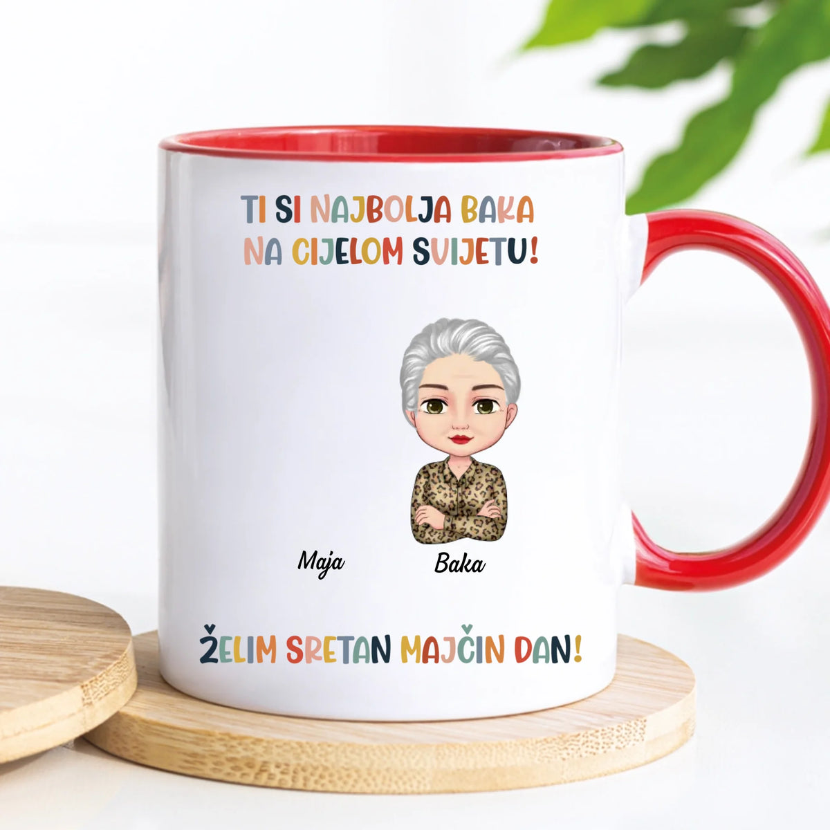 Unikatna šalica za Majčin dan za Baku - Najbolja si