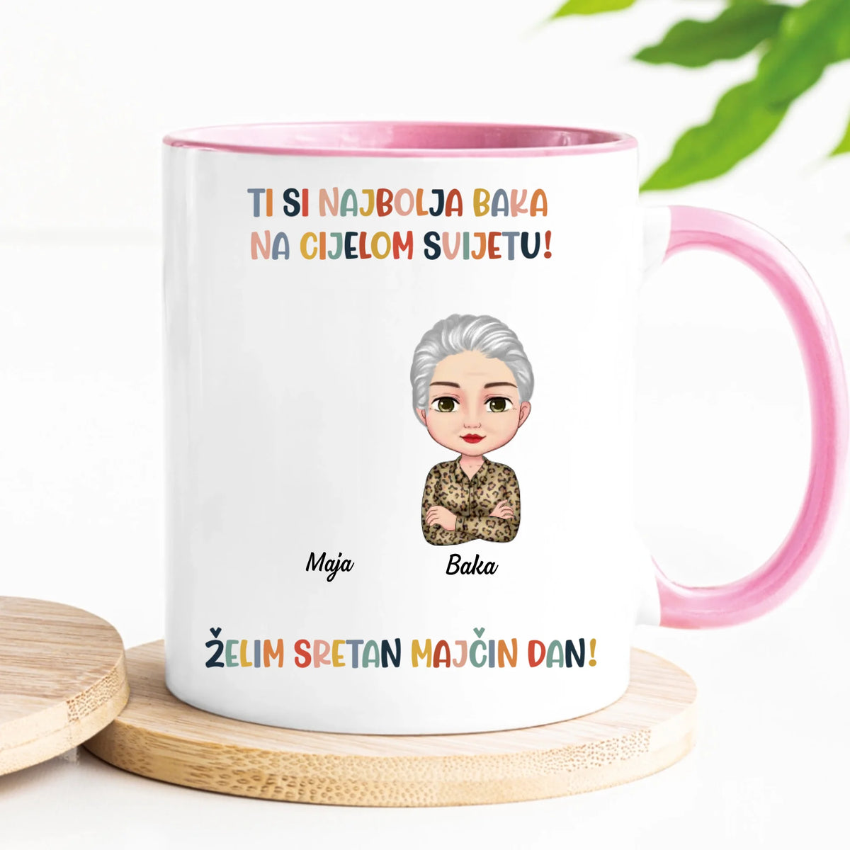 Unikatna šalica za Majčin dan za Baku - Najbolja si