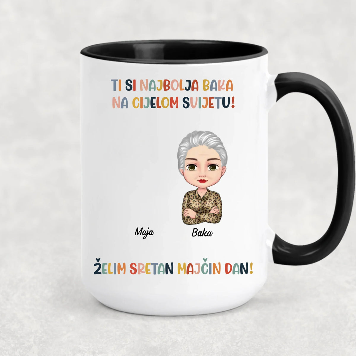 Unikatna šalica za Majčin dan za Baku - Najbolja si