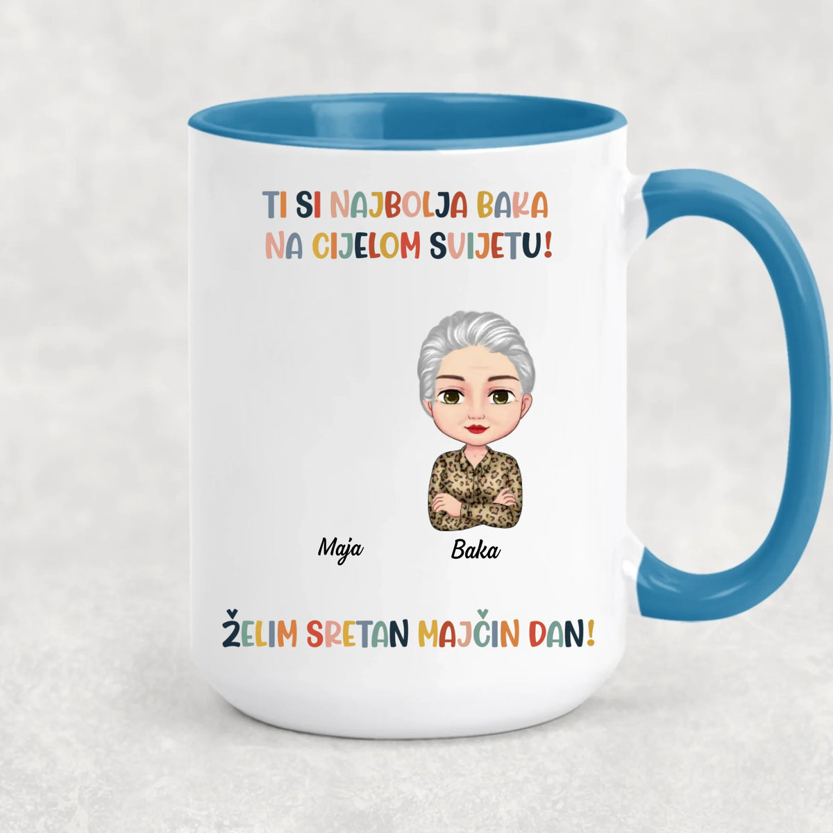 Unikatna šalica za Majčin dan za Baku - Najbolja si