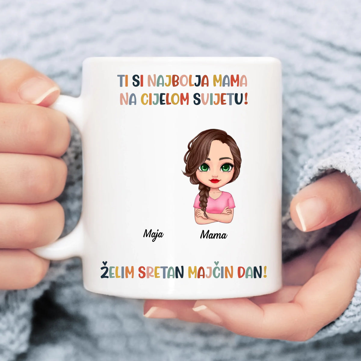 Unikatna šalica za Majčin dan za Mamu – Najbolja si