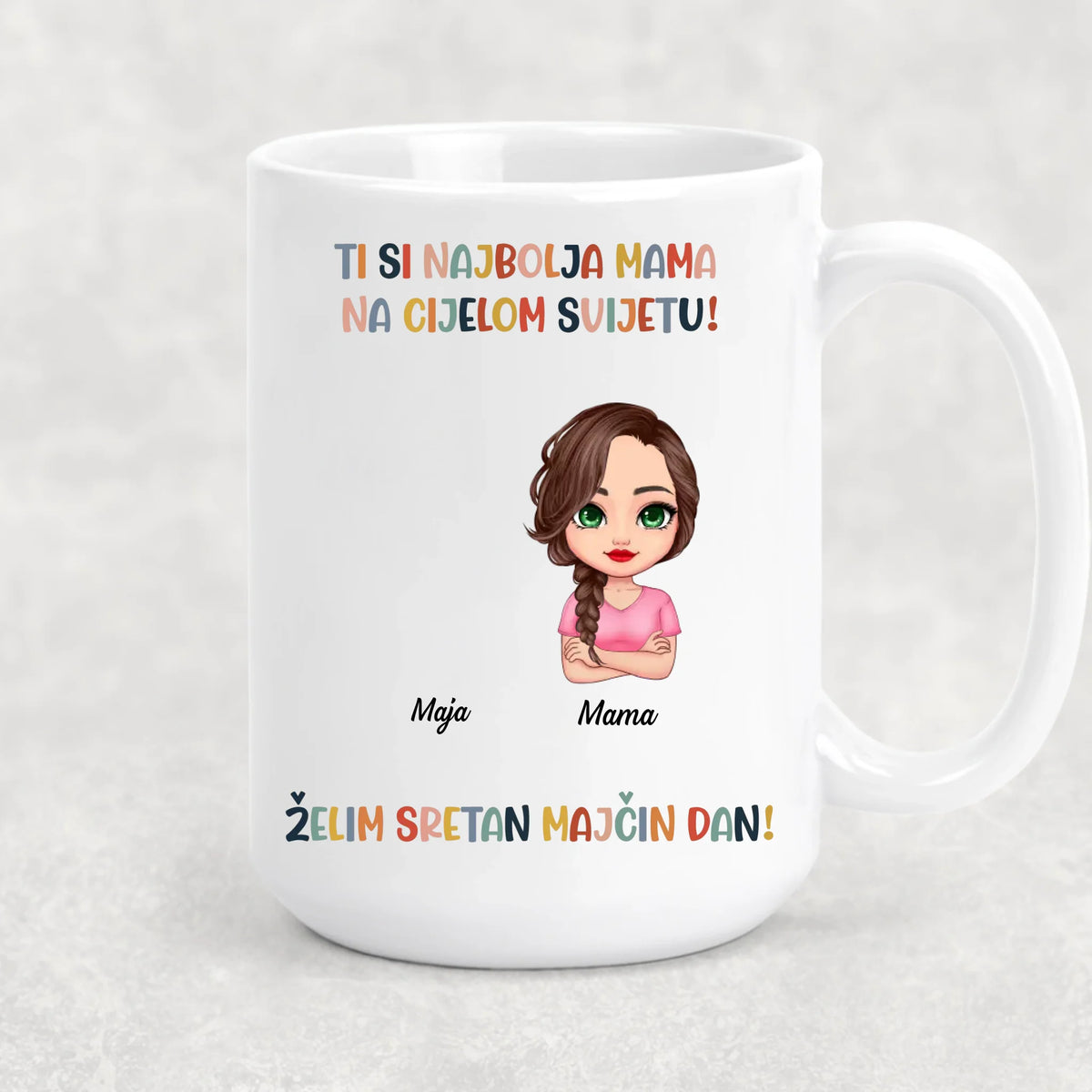 Unikatna šalica za Majčin dan za Mamu – Najbolja si