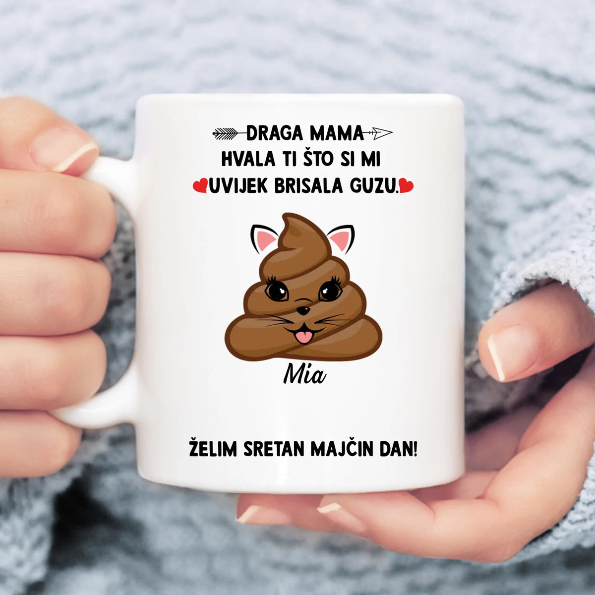 Unikatna šaljiva šalica za Majčin dan - do 6 djece