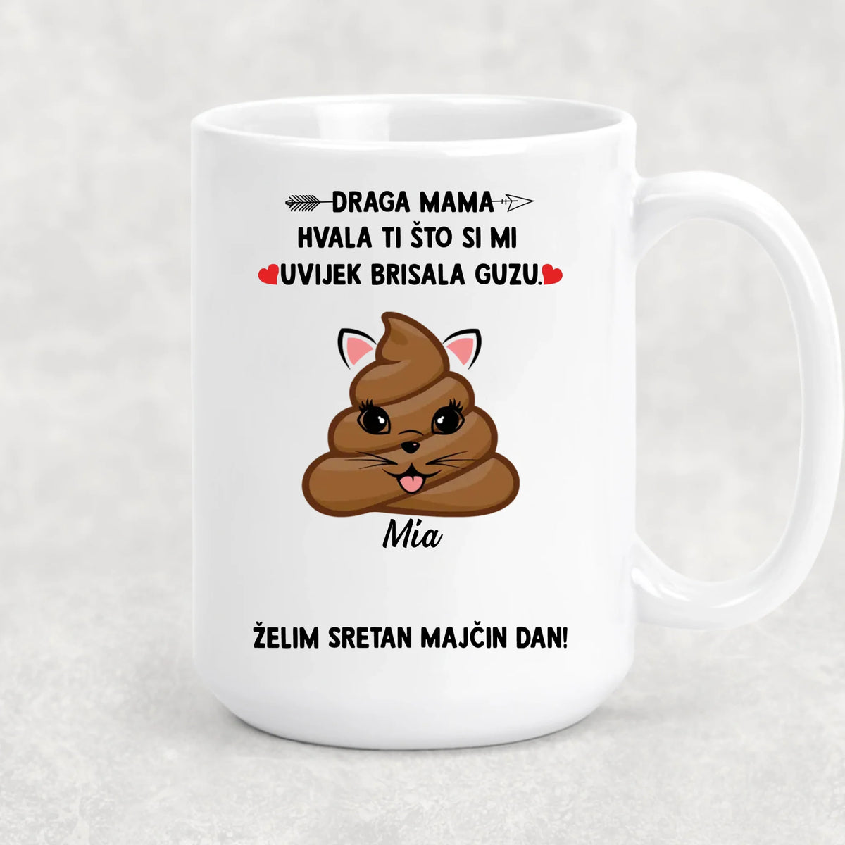 Unikatna šaljiva šalica za Majčin dan - do 6 djece