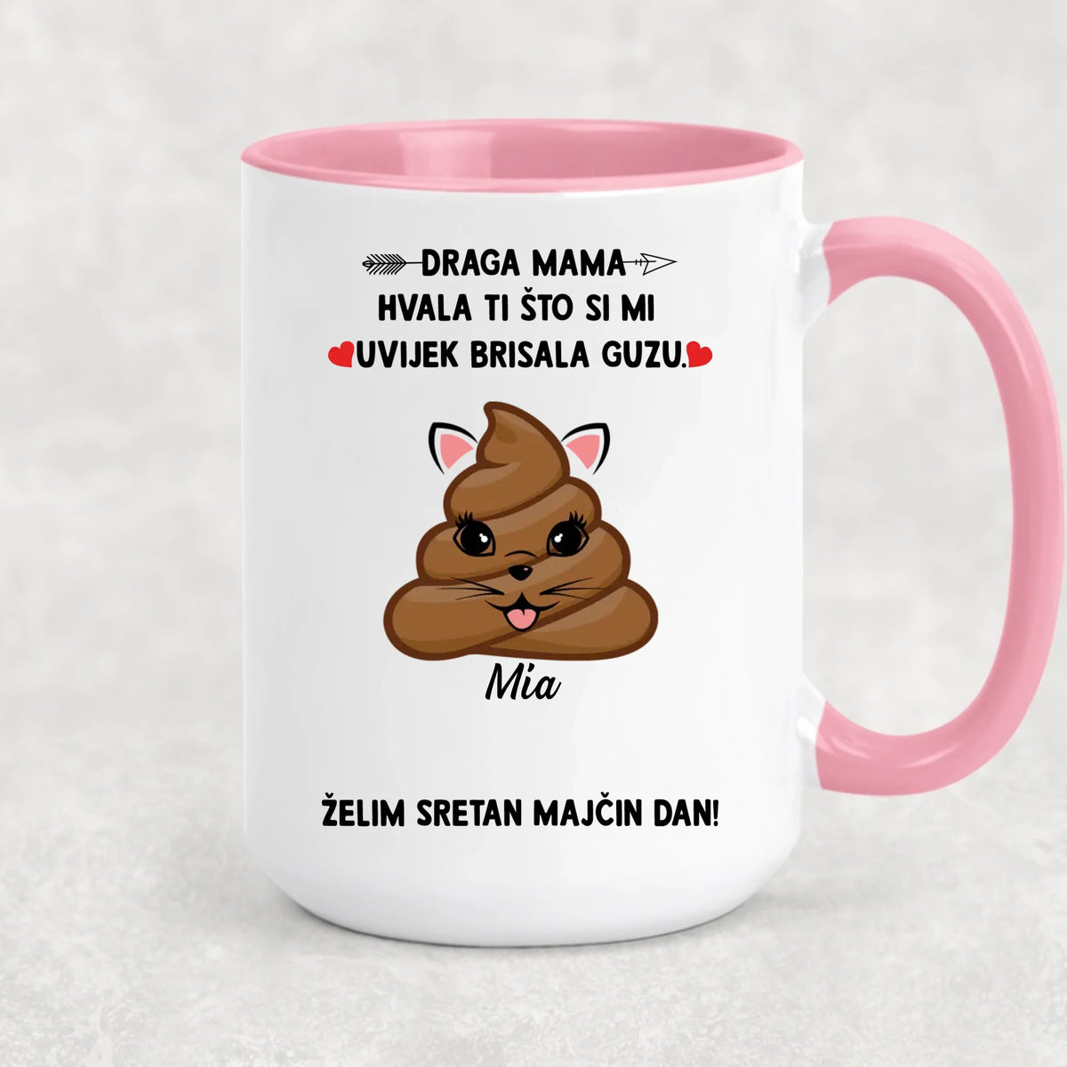 Unikatna šaljiva šalica za Majčin dan - do 6 djece