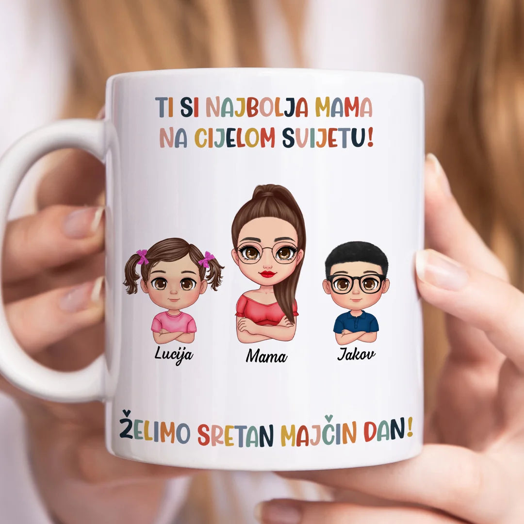 Unikatna šalica za Majčin dan za Mamu – Najbolja si