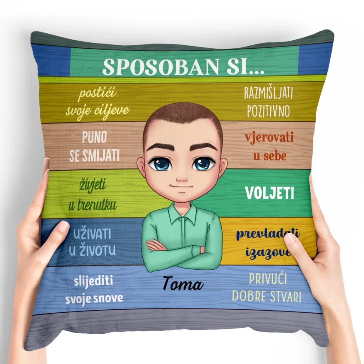 Unikatni motivacijski jastuk - pozitivne misli1