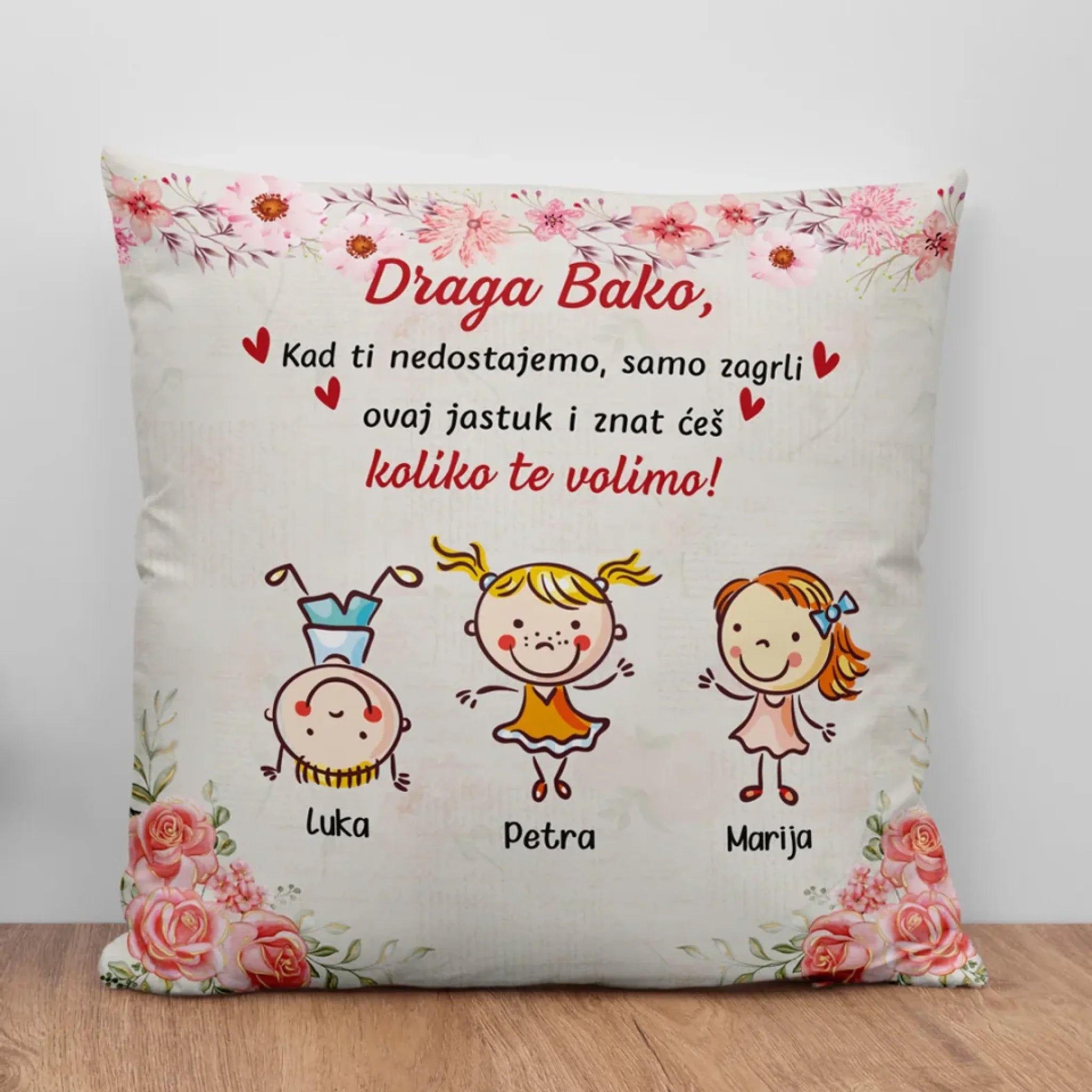 Unikatni jastuk za Majčin dan - do 10 unučadi3