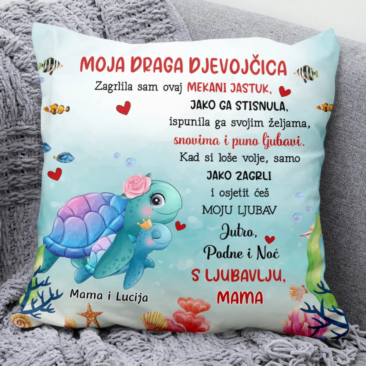 Unikatan jastuk za djecu - slatke životinje