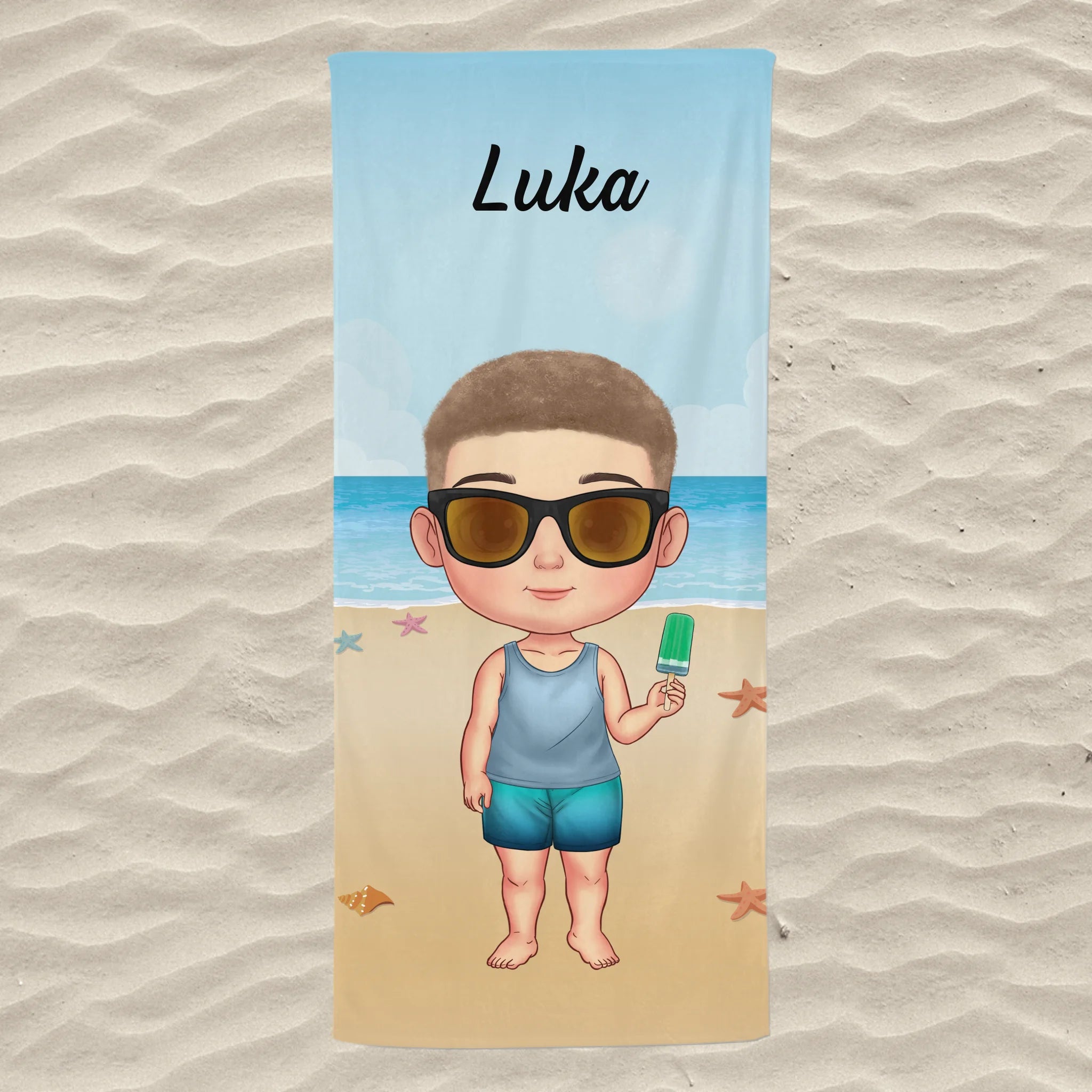 Unikatan ručnici za plažu za djecu - na plaži