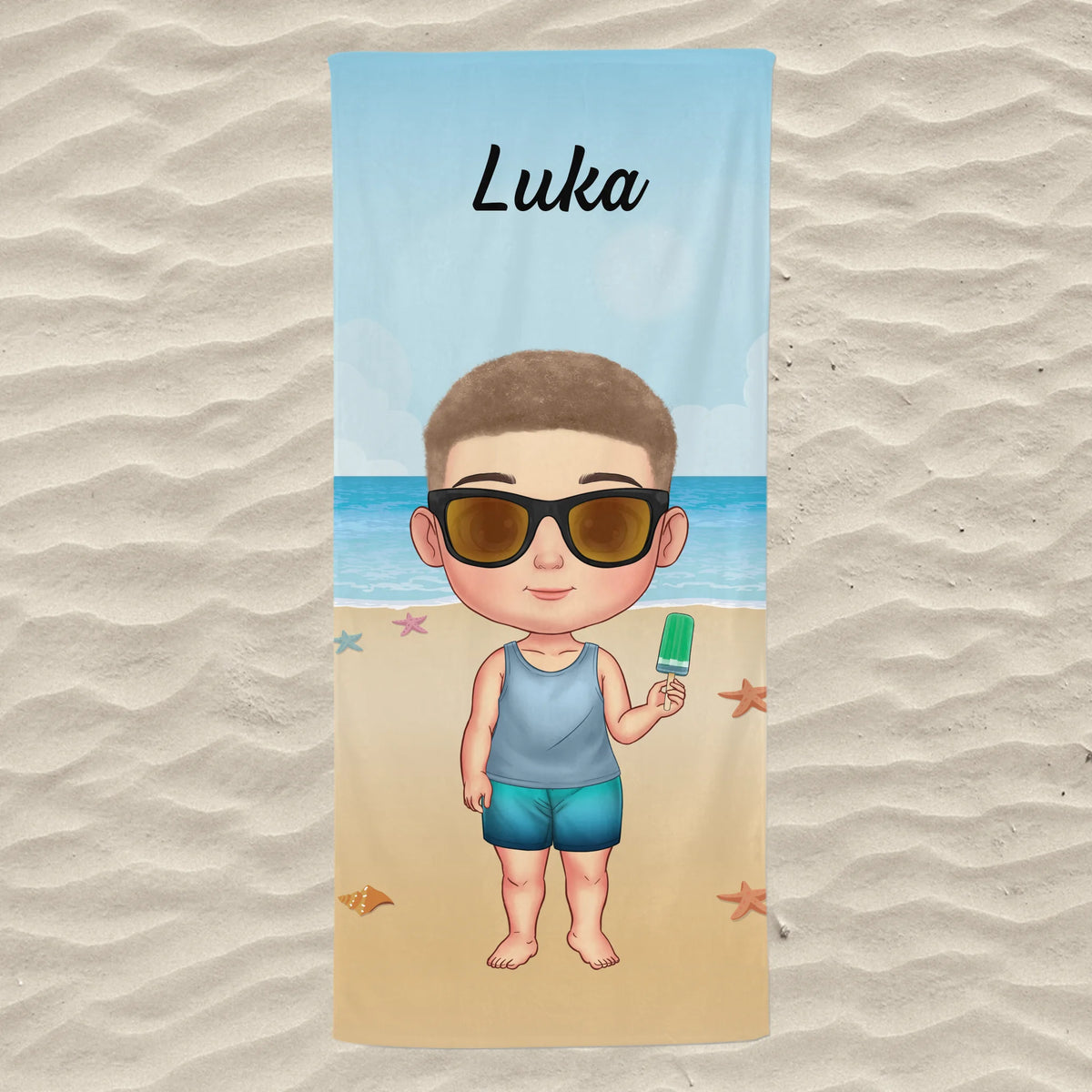 Unikatan ručnici za plažu za djecu - na plaži