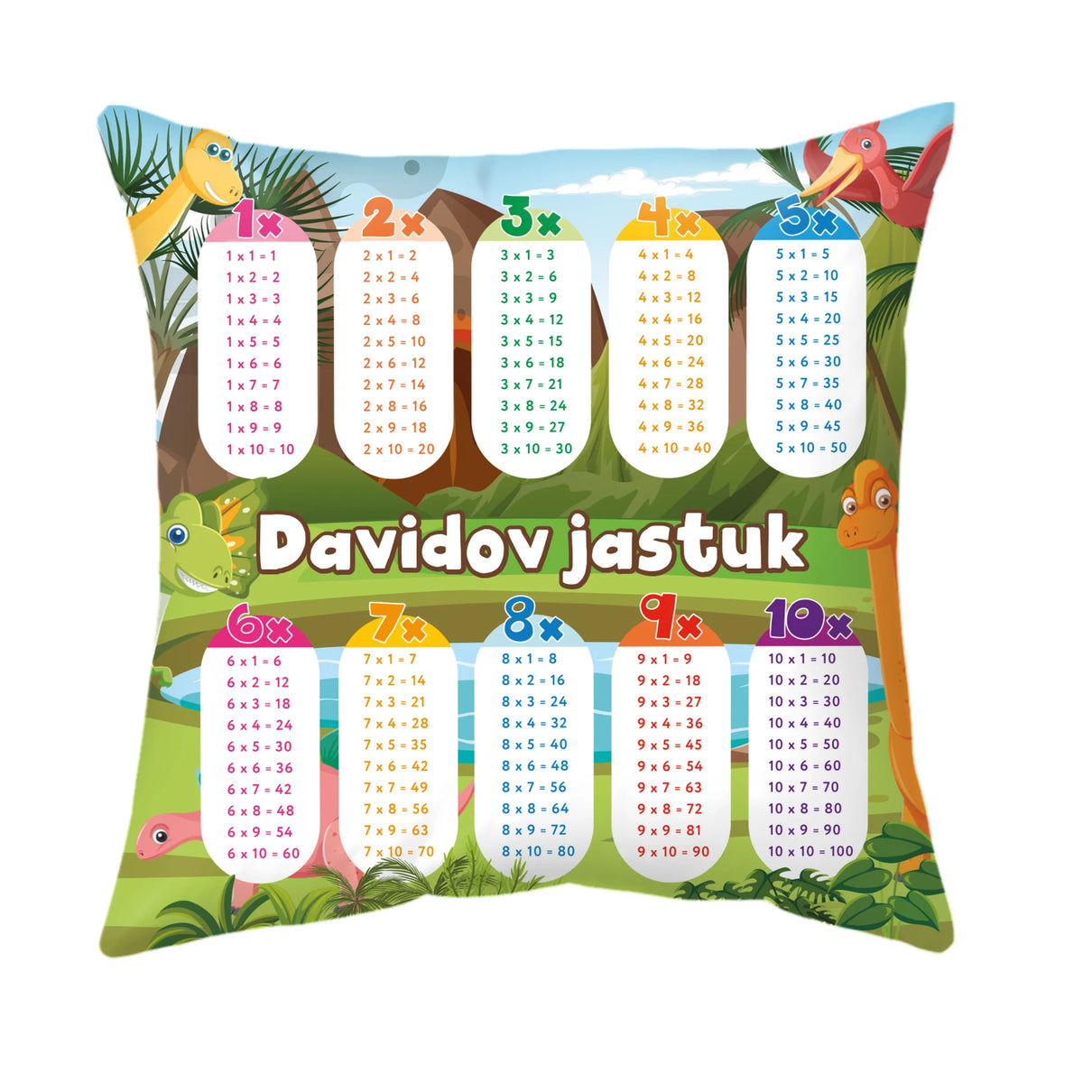 Jedistveni jastuk za učenje za djeca - tablica množenja