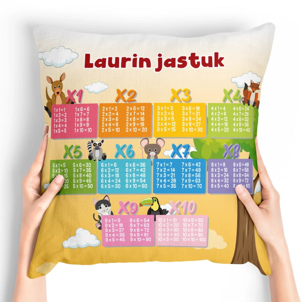 Jedistveni jastuk za učenje za djeca - tablica množenja1