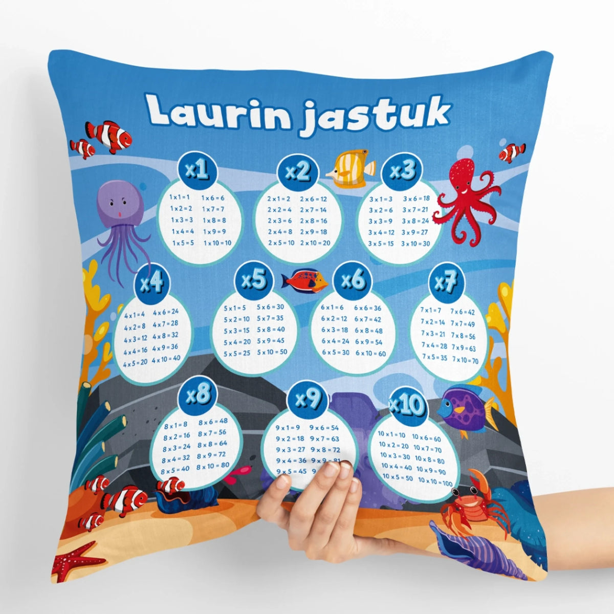 Jedistveni jastuk za učenje za djeca - tablica množenja2