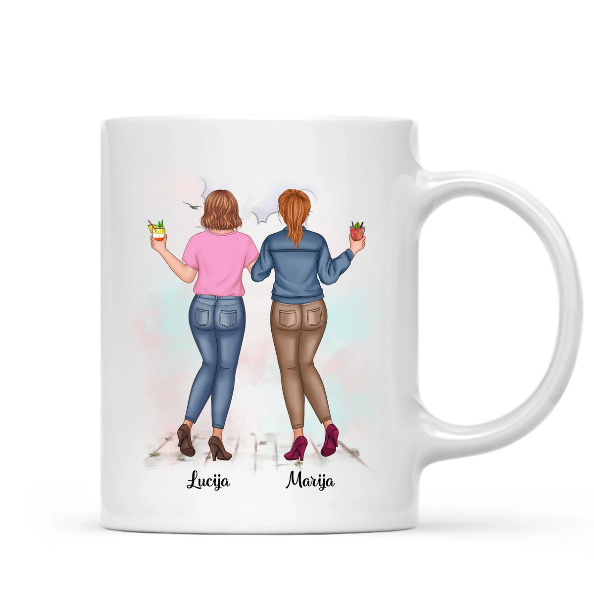 Personalizirana šalica za prijateljice - do 5 djevojaka