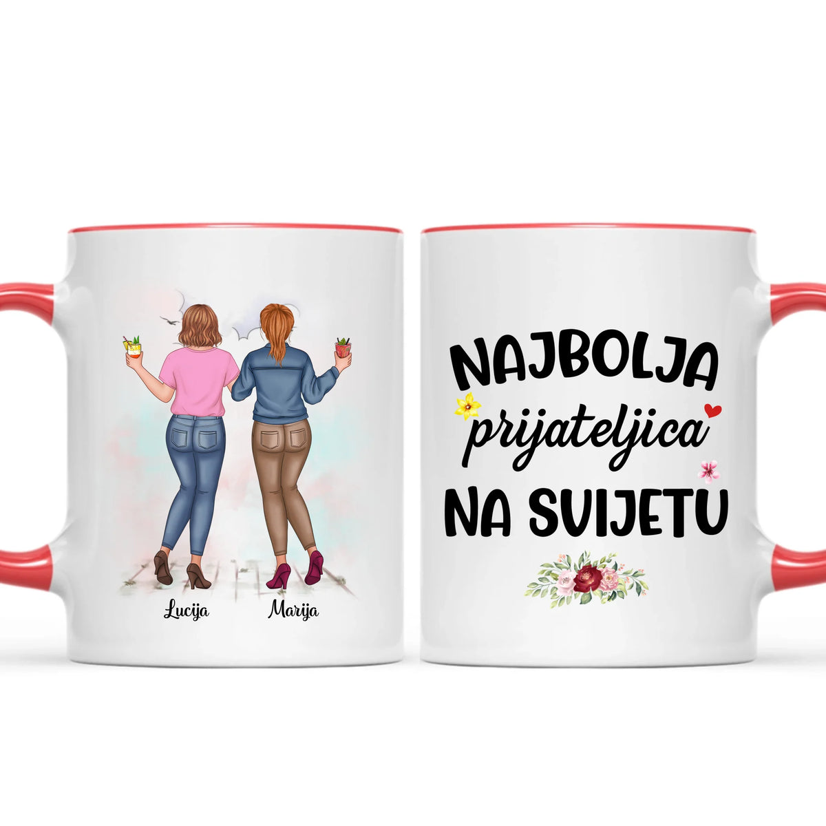 Personalizirana šalica za prijateljice - do 5 djevojaka