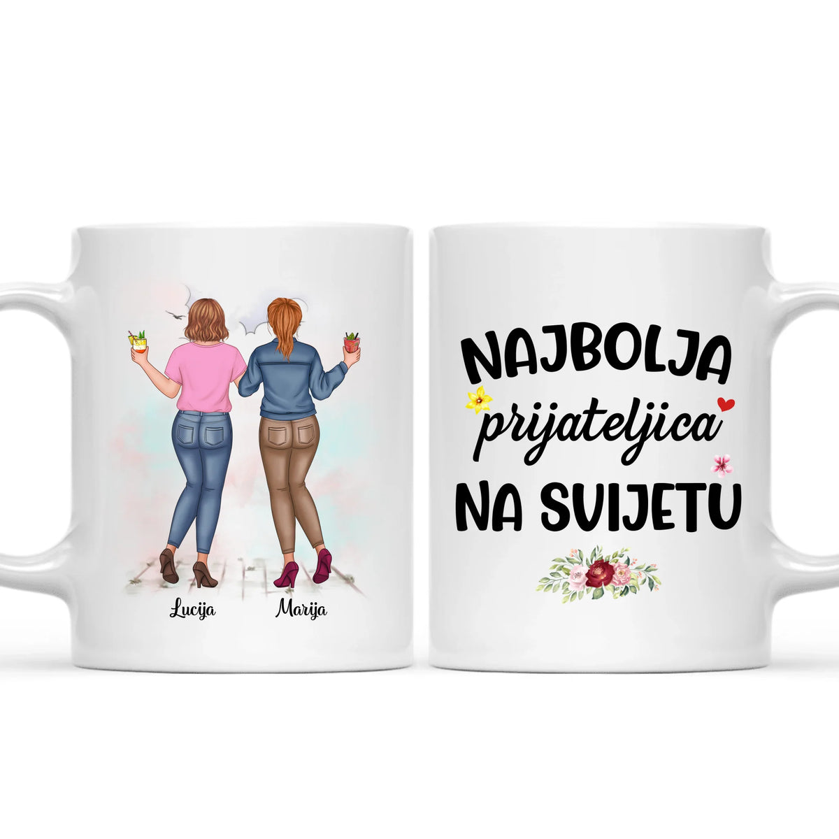 Personalizirana šalica za prijateljice - do 5 djevojaka