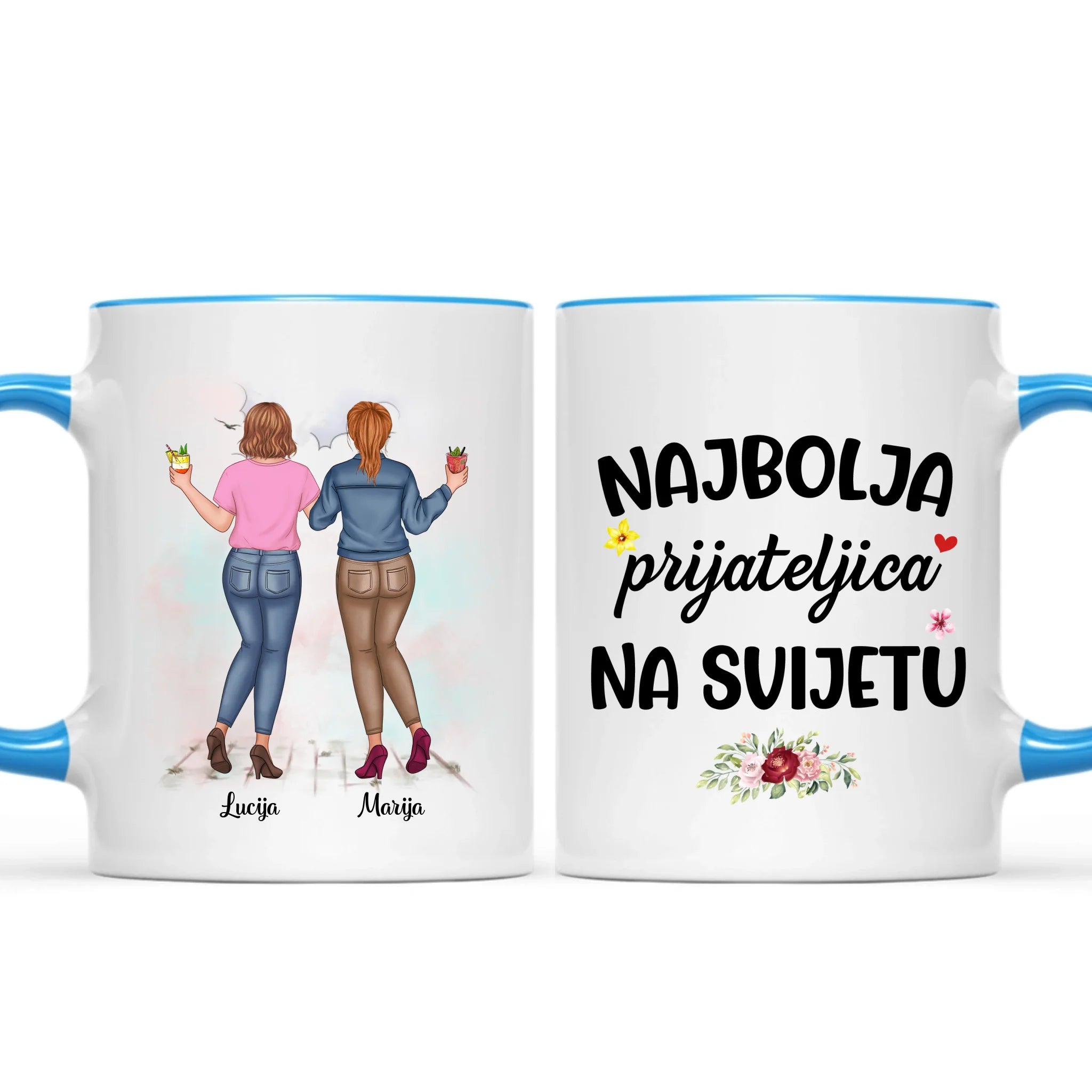 Personalizirana šalica za prijateljice - do 5 djevojaka
