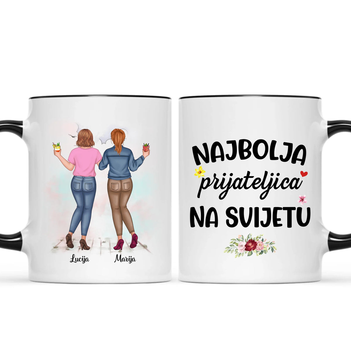 Personalizirana šalica za prijateljice - do 5 djevojaka
