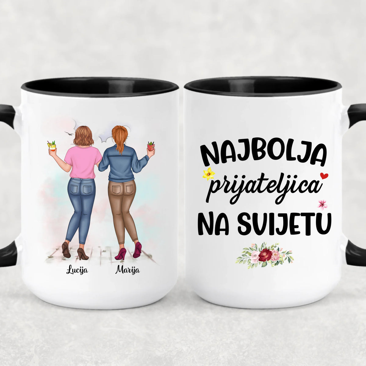 Personalizirana šalica za prijateljice - do 5 djevojaka