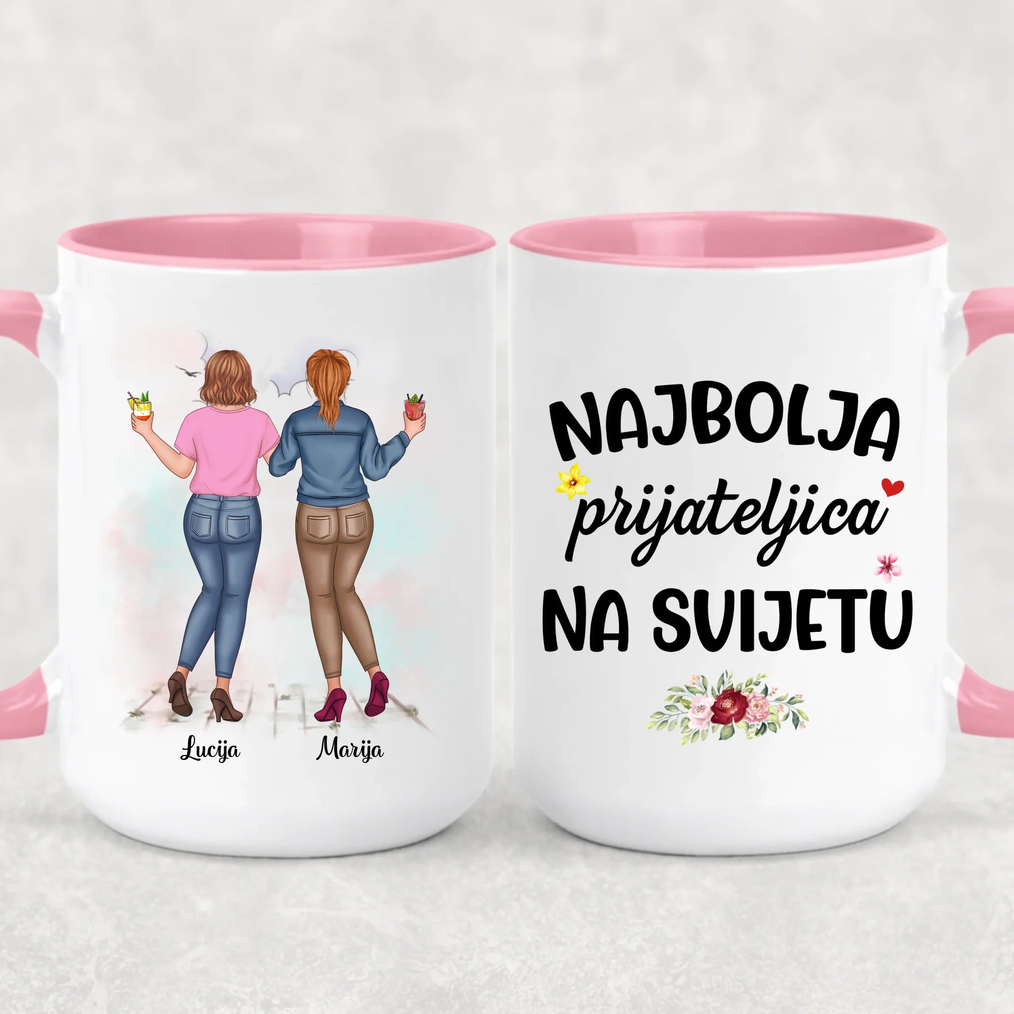 Personalizirana šalica za prijateljice - do 5 djevojaka