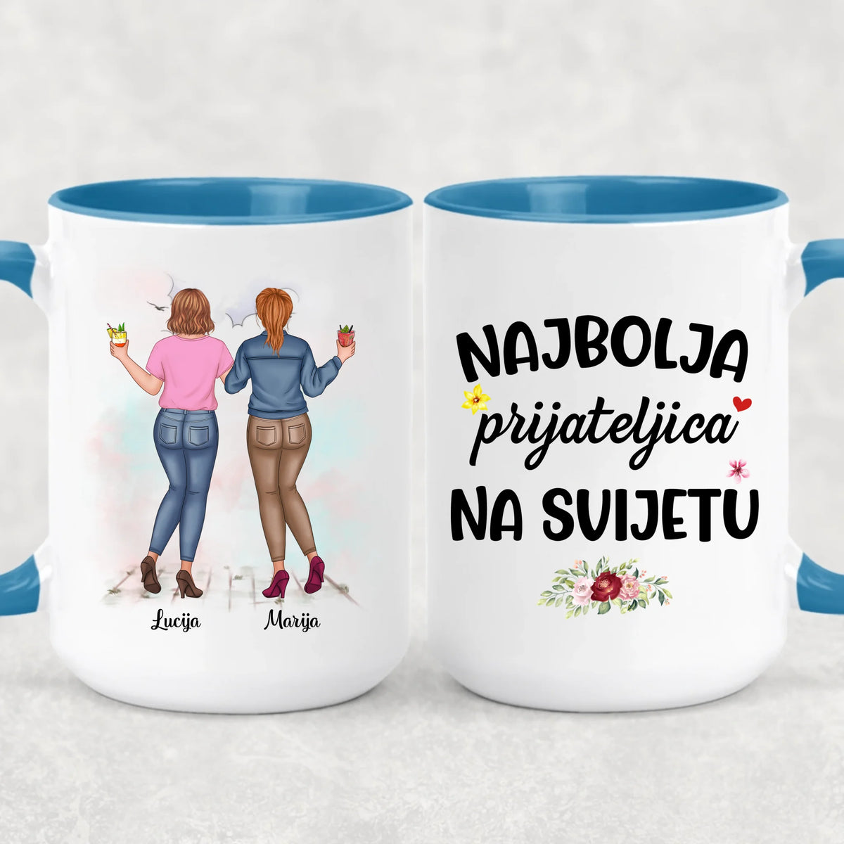 Personalizirana šalica za prijateljice - do 5 djevojaka