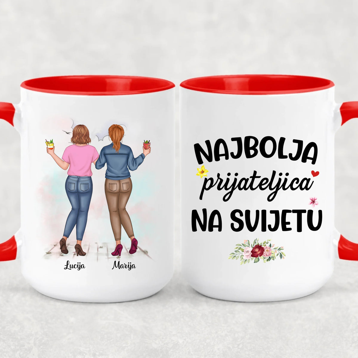 Personalizirana šalica za prijateljice - do 5 djevojaka