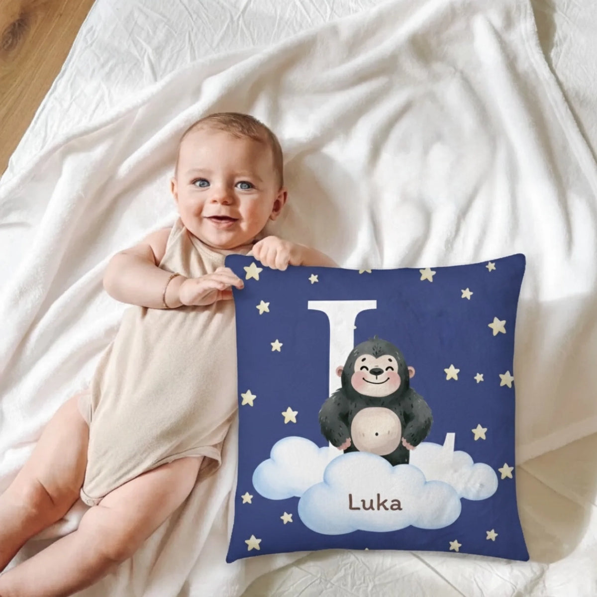 Unikatni jastuk za djecu s imenom - slatke životinje4