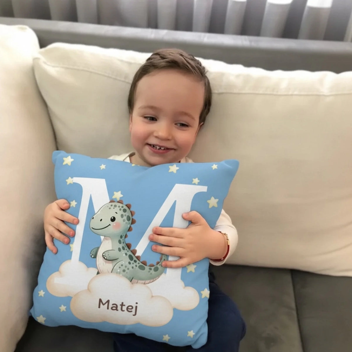 Unikatni jastuk za djecu s imenom - slatke životinje5