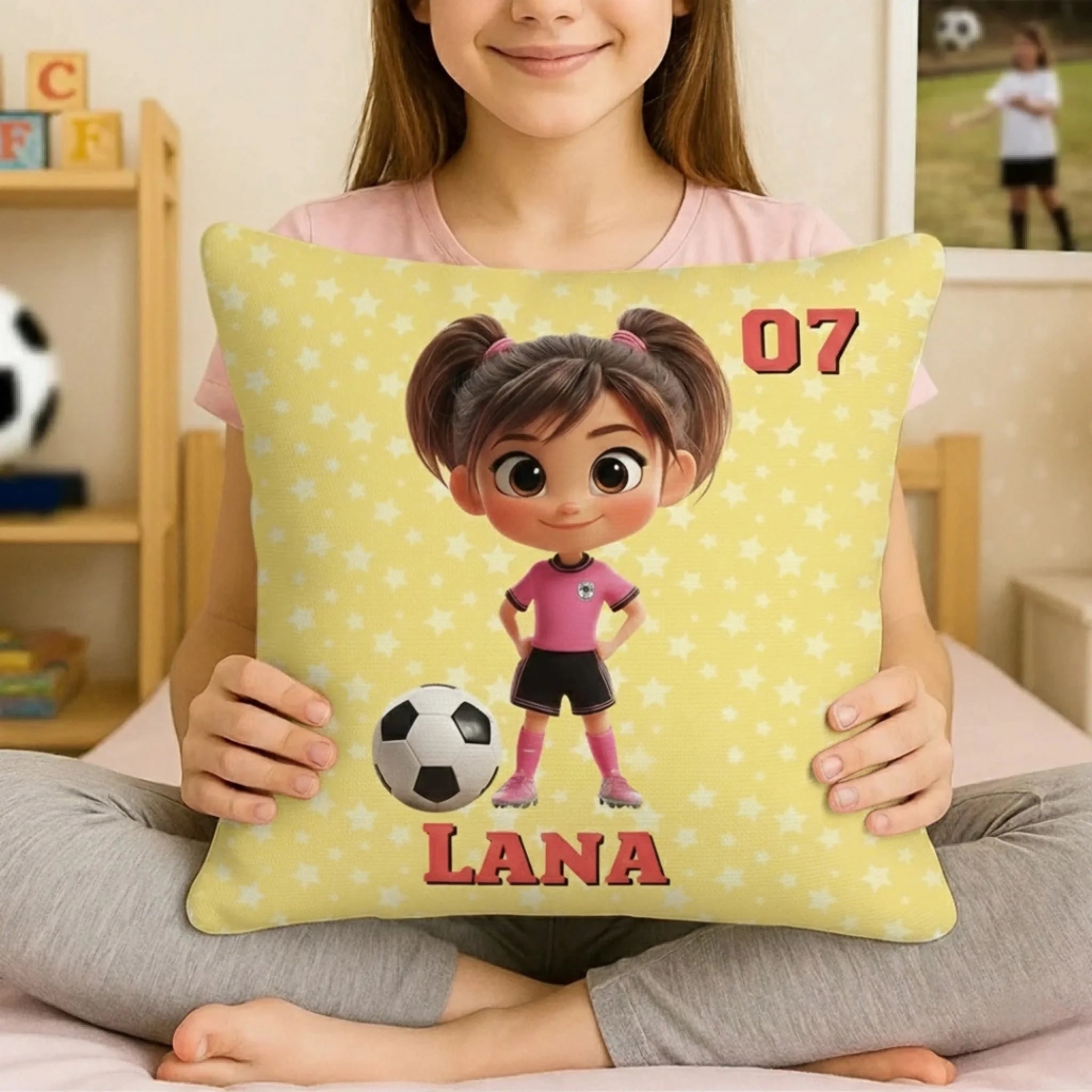 Personalizirani jastuk za djecu – nogomet