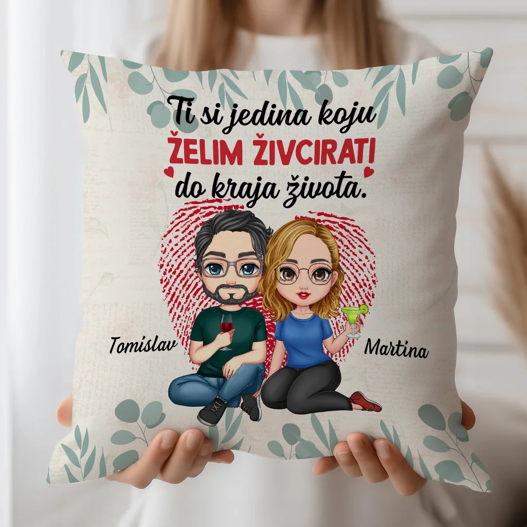 Personalizirani jastuk za zaljubljene parove - Jedini kojeg želim živcirati