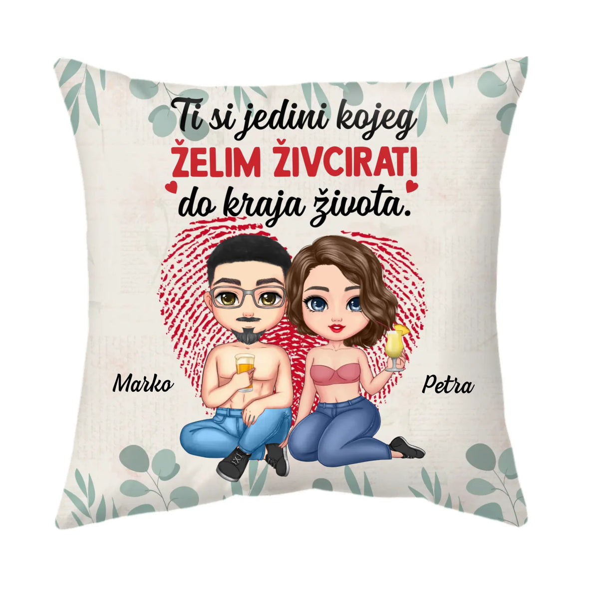 Personalizirani jastuk za zaljubljene parove - Jedini kojeg želim živcirati