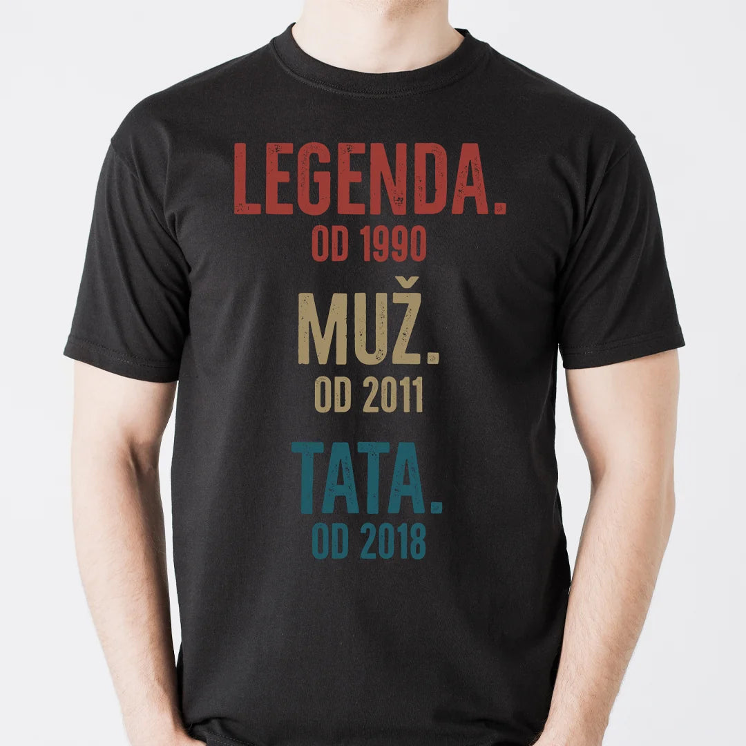 Personalizirana majica za očeve - legenda