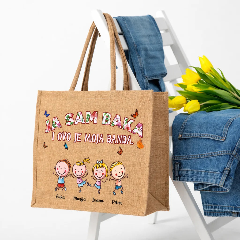 Jedinstvena jutena torba - Ja sam baka