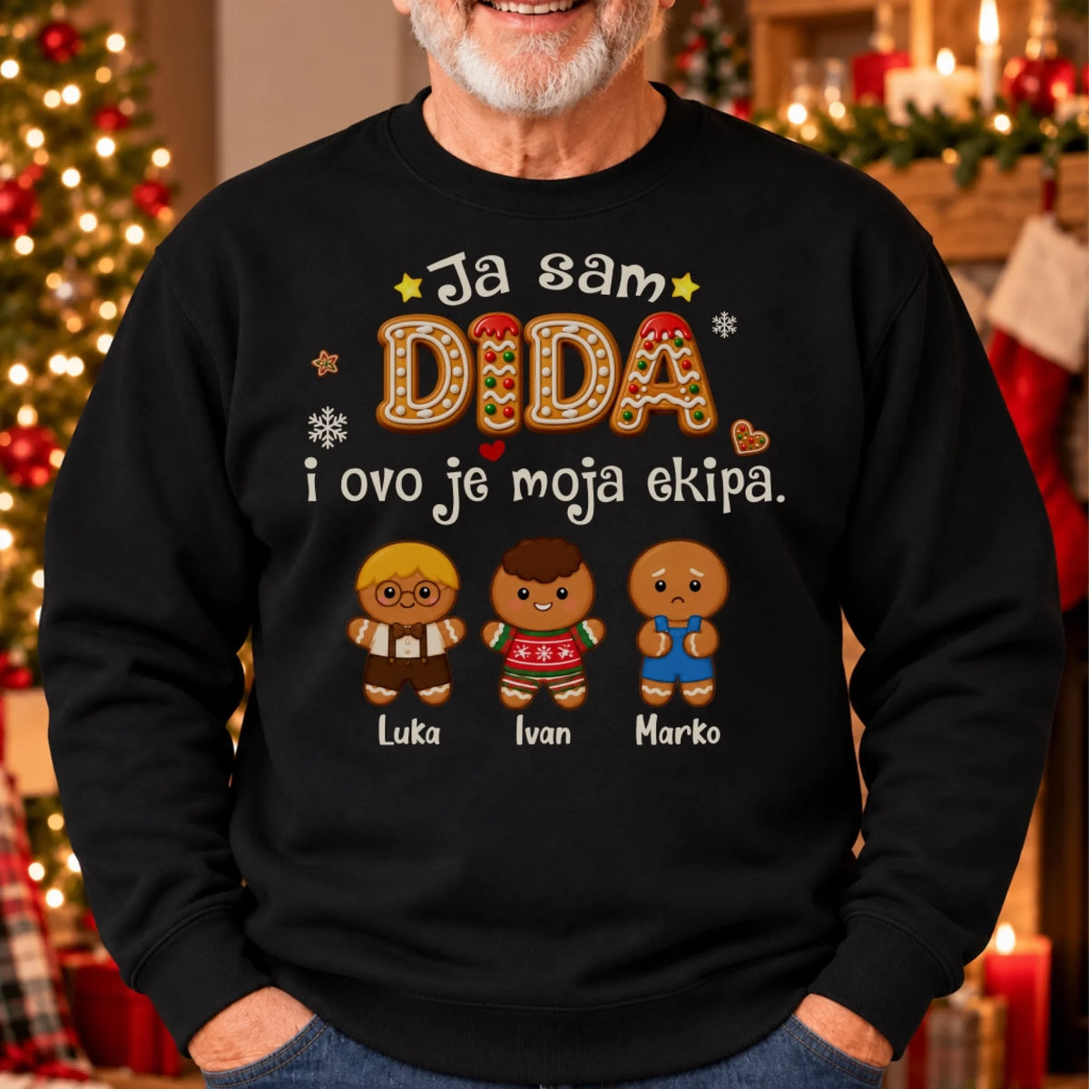 Personalizirani božićni pulover - Ja sam dida1