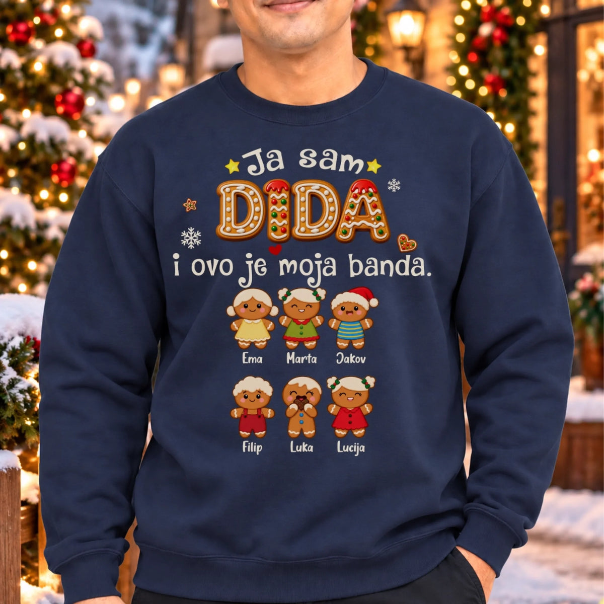 Personalizirani božićni pulover - Ja sam dida3
