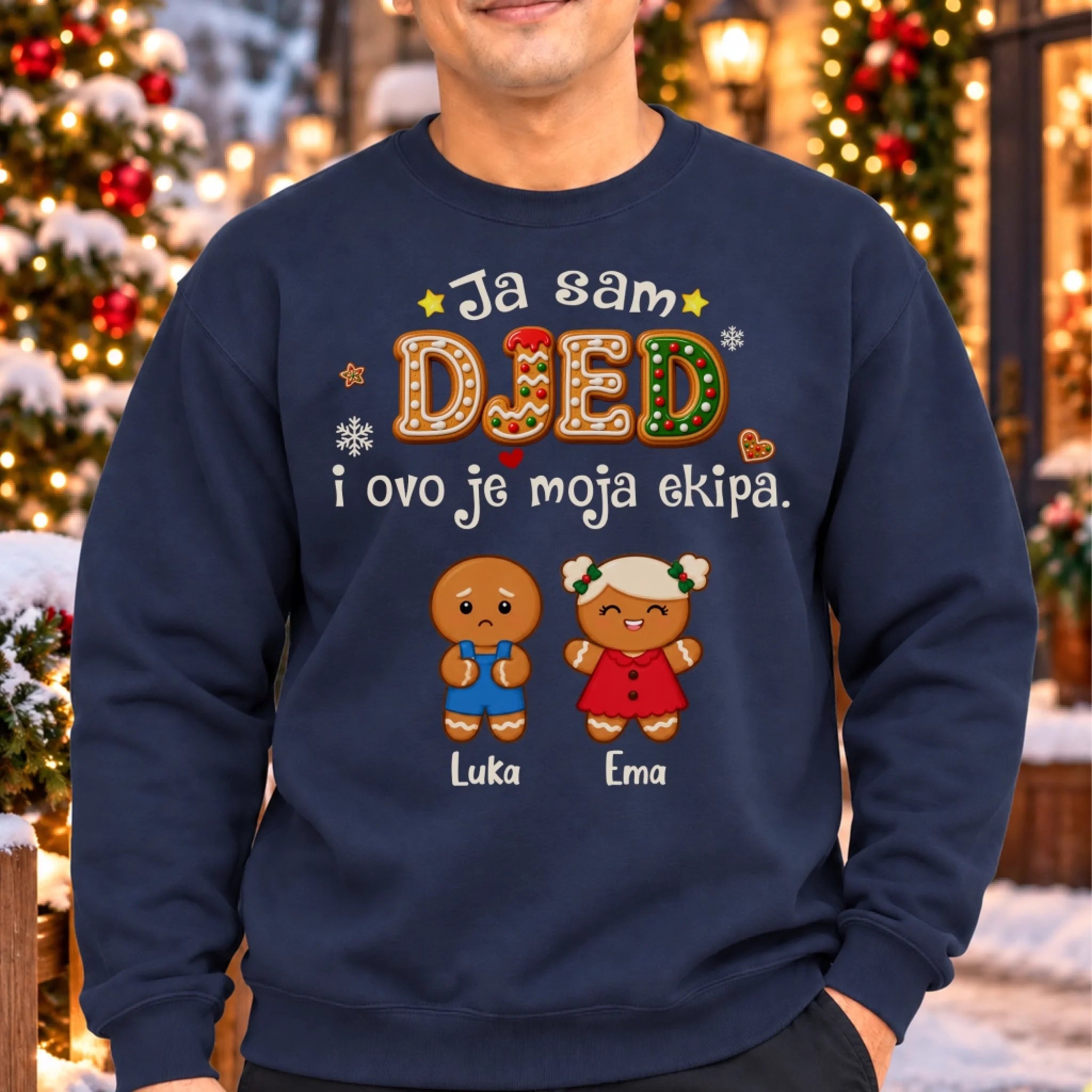 Personalizirani božićni pulover - Ja sam djed3