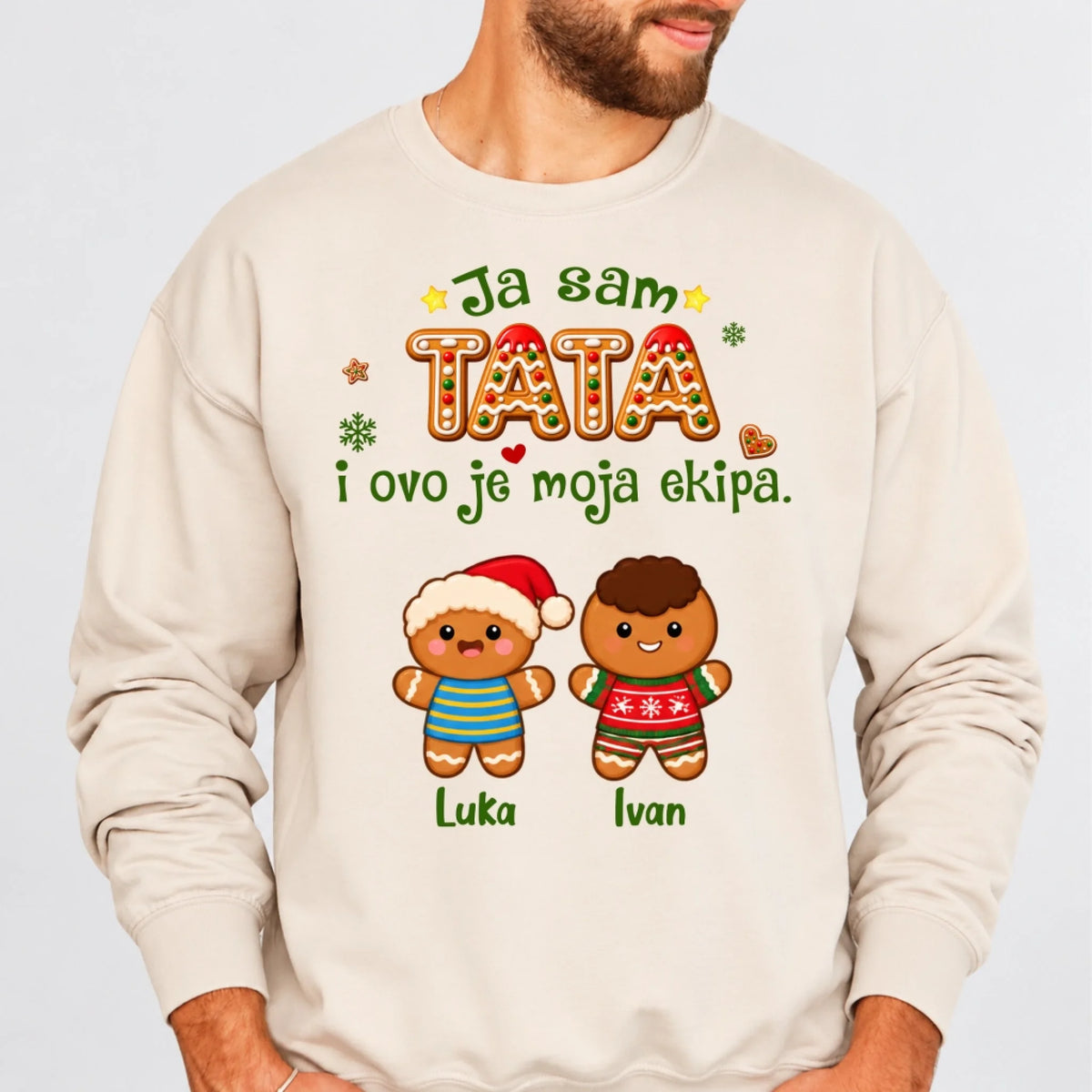 Personalizirani božićni pulover - Ja sam tata1