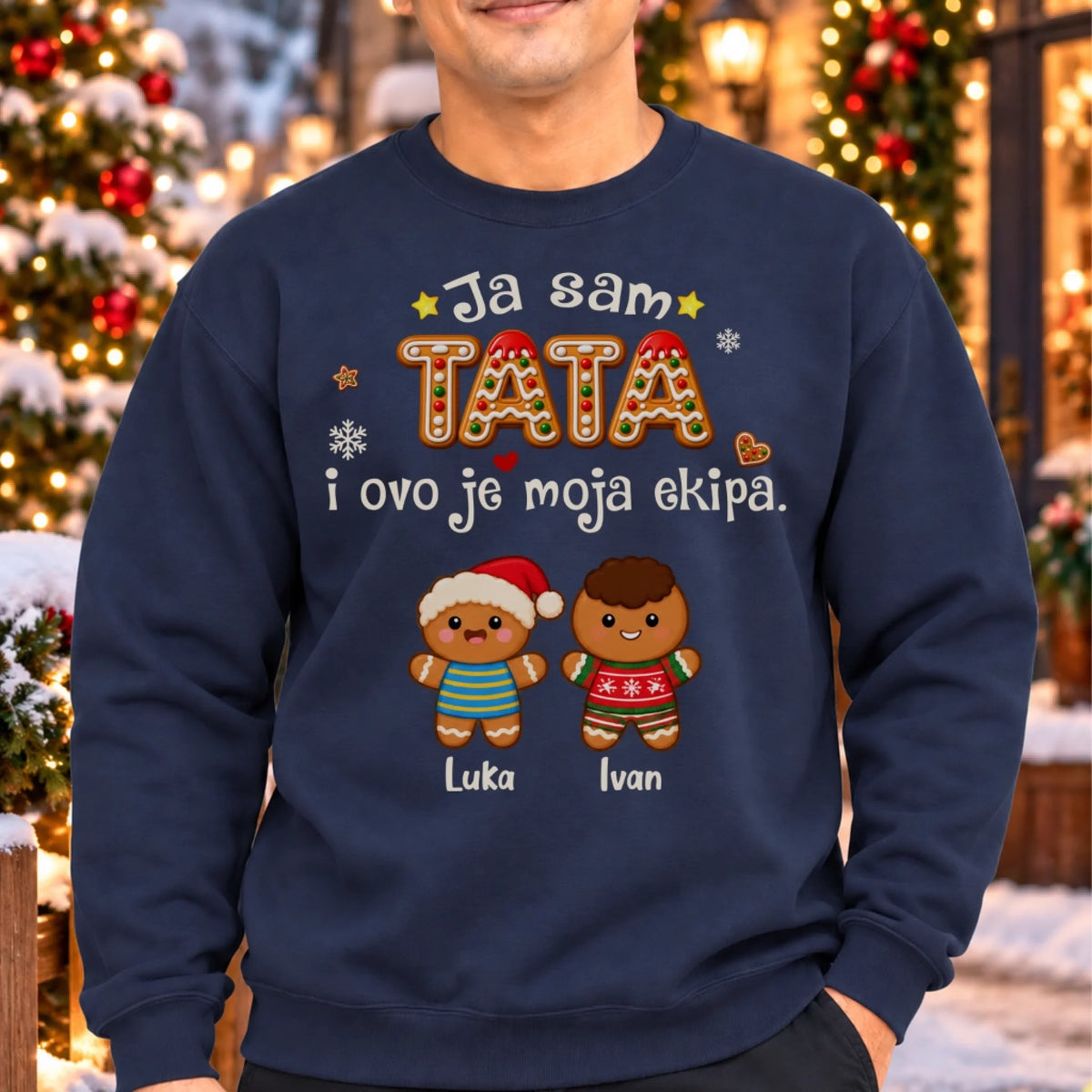 Personalizirani božićni pulover - Ja sam tata2